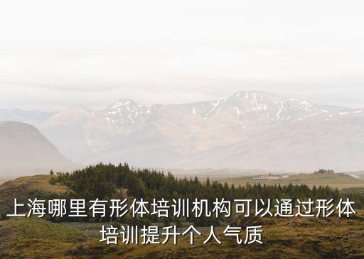 上海市特檢院a2培訓，上海哪里有形體培訓機構可以通過形體培訓提升個人氣質