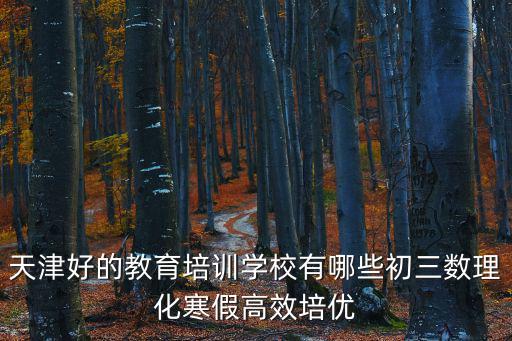 天津市教育培訓學會，天津初高中新課標課程教學強化重點高中課程精輔銜接怎么樣