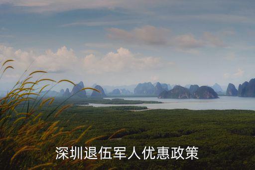 深圳退伍軍人優惠政策