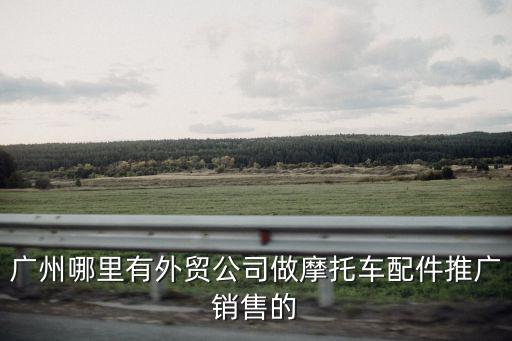 廣州哪里有外貿(mào)公司做摩托車配件推廣銷售的