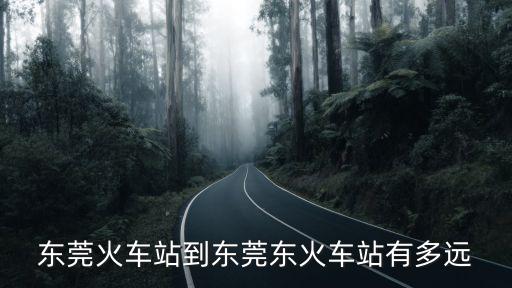 東莞火車站到東莞東火車站有多遠(yuǎn)