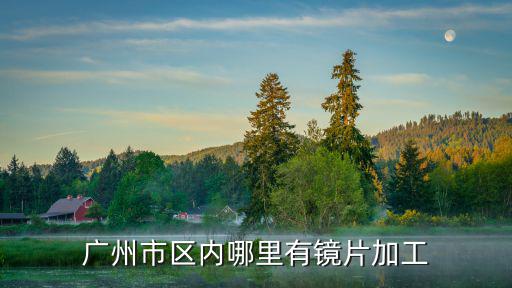 廣州市區內哪里有鏡片加工