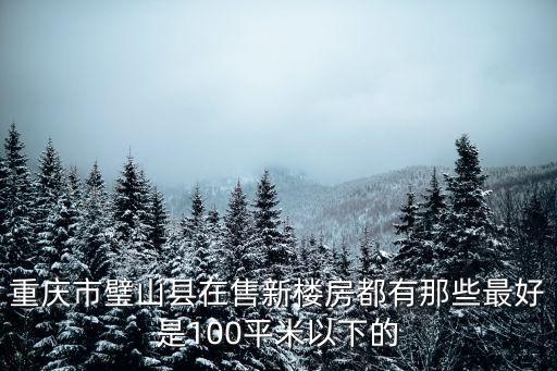 重慶市新樓盤在售住宅，重慶市區有那些快或已交房的新樓盤小區