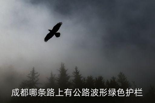 成都哪條路上有公路波形綠色護(hù)欄