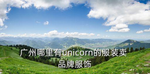 廣州哪里有unicorn的服裝賣 品牌服飾