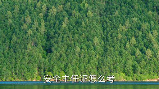 安全主任證怎么考