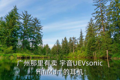 廣州那里有賣 宇音UEVsonicHifiMan 的耳機