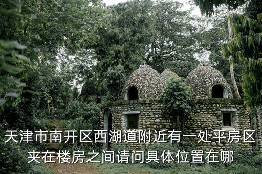 天津市南開區西湖道附近有一處平房區夾在樓房之間請問具體位置在哪