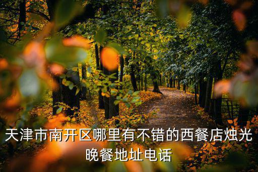 天津市南開區哪里有不錯的西餐店燭光晚餐地址電話