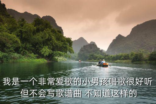 我是一個非常愛歌的小男孩唱歌很好聽 但不會寫歌譜曲 不知道這樣的