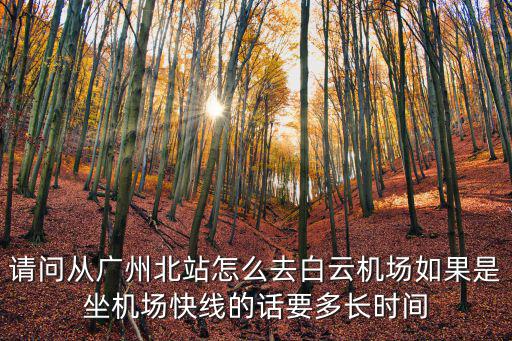 廣州北到廣州機場怎么走，從廣州北站到廣州白云國際機場可以做什么車大概多久最好是在火