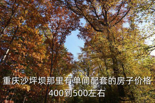 重慶市沙坪壩上橋手房，重慶沙坪壩那里有單間配套的房子價(jià)格400到500左右