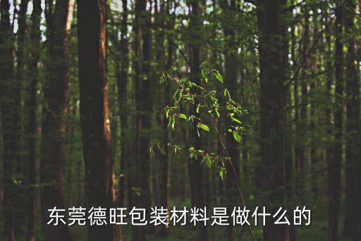 東莞橫瀝包裝材料大啤機加工，東莞德旺包裝材料是做什么的