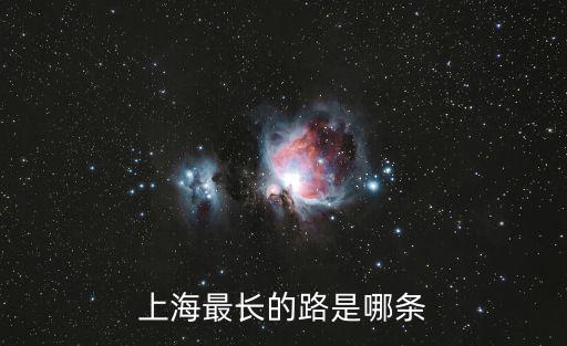 上海最長的路是哪條