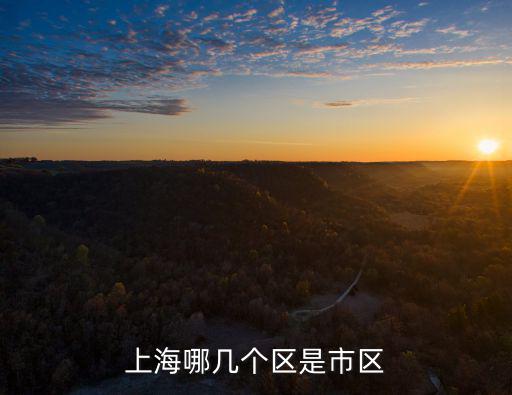上海哪幾個區是市區