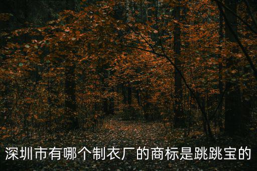 深圳寶安豐利服飾有限公司，在深圳市商標是跳跳寶的童裝在哪里