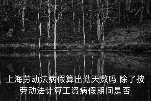 上海勞動法病假算出勤天數嗎 除了按勞動法計算工資病假期間是否