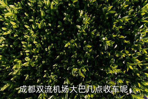 成都雙流機場大巴幾點收車呢