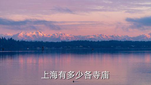 上海有多少各寺廟