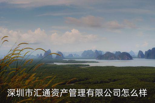 深圳市匯通資產管理有限公司怎么樣