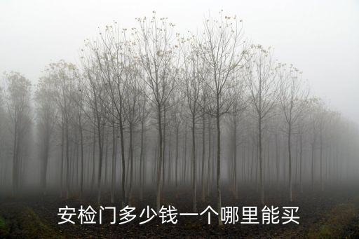 安檢門多少錢一個哪里能買