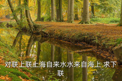對聯上聯上海自來水水來自海上 求下聯