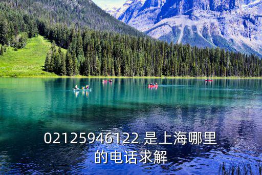 02125946122 是上海哪里的電話求解