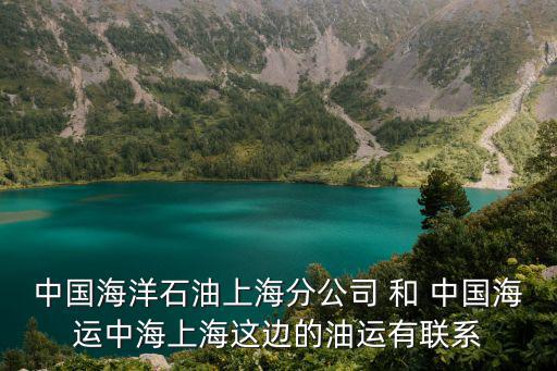 上海市中海油站點，中海地產上海分公司地址