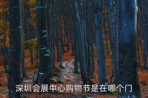 深圳會展中心購物節是在哪個門