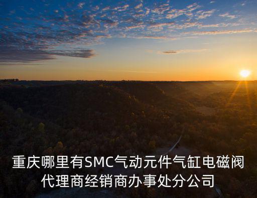 重慶哪里有SMC氣動元件氣缸電磁閥代理商經(jīng)銷商辦事處分公司