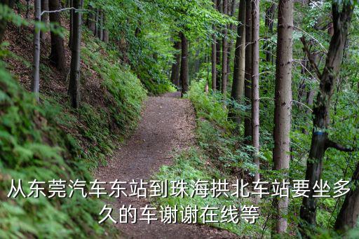從東莞汽車東站到珠海拱北車站要坐多久的車謝謝在線等