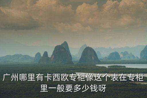 廣州哪里有卡西歐專柜像這個表在專柜里一般要多少錢呀