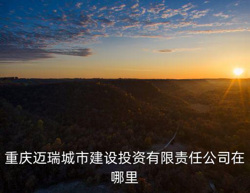 重慶邁瑞城市建設投資有限責任公司在哪里