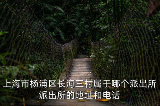 上海市楊浦區(qū)長海三村屬于哪個派出所派出所的地址和電話