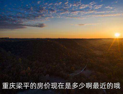 重慶梁平的房價現在是多少啊最近的哦