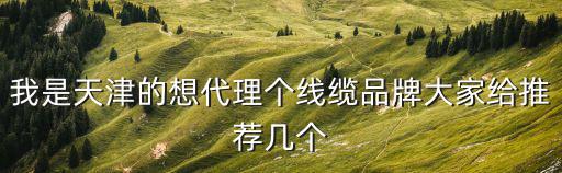 天津市場(chǎng)名牌電纜，我是天津的想代理個(gè)線纜品牌大家給推薦幾個(gè)