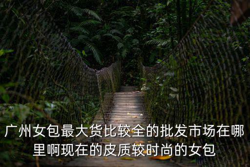 廣州女包最大貨比較全的批發市場在哪里啊現在的皮質較時尚的女包