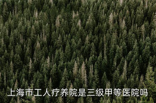 上海市工人療養(yǎng)院是三級甲等醫(yī)院嗎