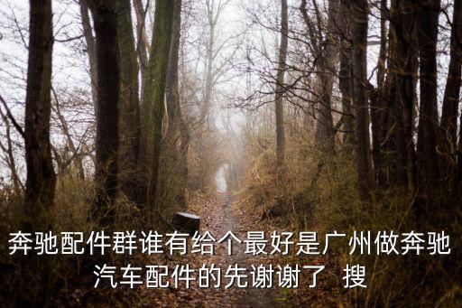 奔馳配件群誰有給個最好是廣州做奔馳汽車配件的先謝謝了  搜