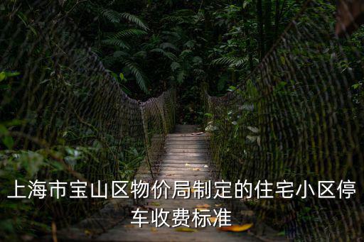 上海市寶山區物價局制定的住宅小區停車收費標準