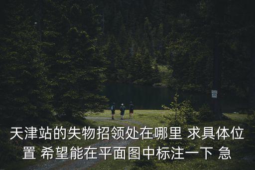 天津站的失物招領處在哪里 求具體位置 希望能在平面圖中標注一下 急