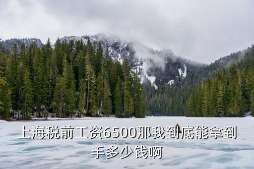 上海市到手工資，上海稅前工資6500那我到底能拿到手多少錢啊