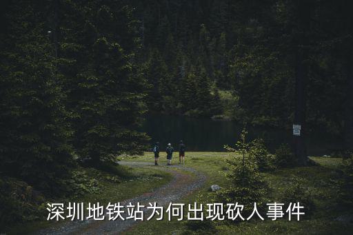 深圳地鐵站為何出現砍人事件