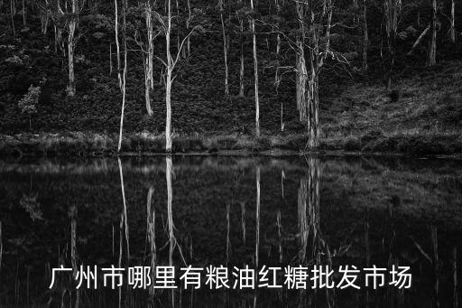廣州市哪里有糧油紅糖批發市場