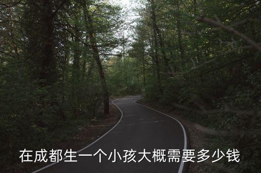 在成都生一個小孩大概需要多少錢