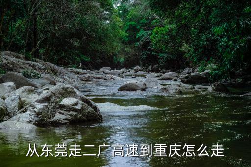 東莞回重慶有二廣高速，從東莞去重慶開車走二廣走哪些路線