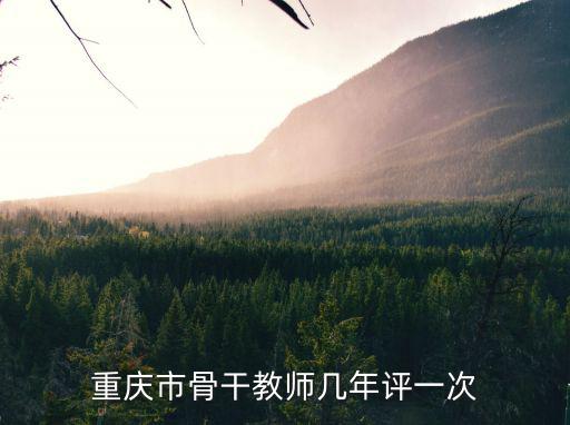 重慶市骨干教師幾年評一次