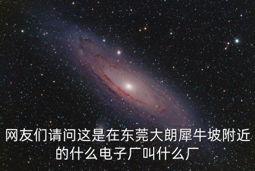 網友們請問這是在東莞大朗犀牛坡附近的什么電子廠叫什么廠