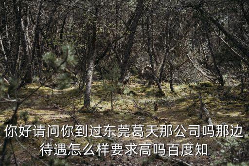 東莞葛天那公司怎么樣，東莞葛天那鞋業(yè)有限公司 是正規(guī)公司嗎 怎么樣待遇是怎么面試的要求