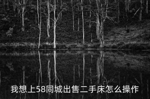 我想上58同城出售二手床怎么操作